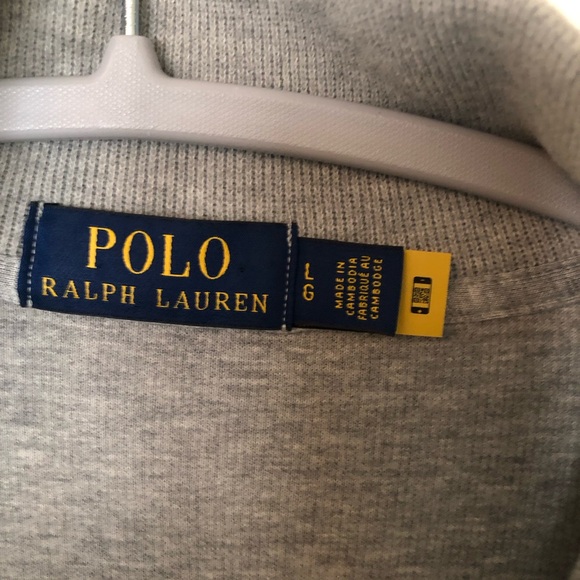Polo 1/4 zip pullover - Picture 3 of 3